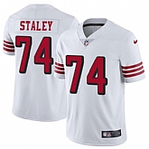 Nike Men & Women & Youth 49ers 74 Joe Staley White Color Rush Vapor Untouchable Limited Jersey,baseball caps,new era cap wholesale,wholesale hats